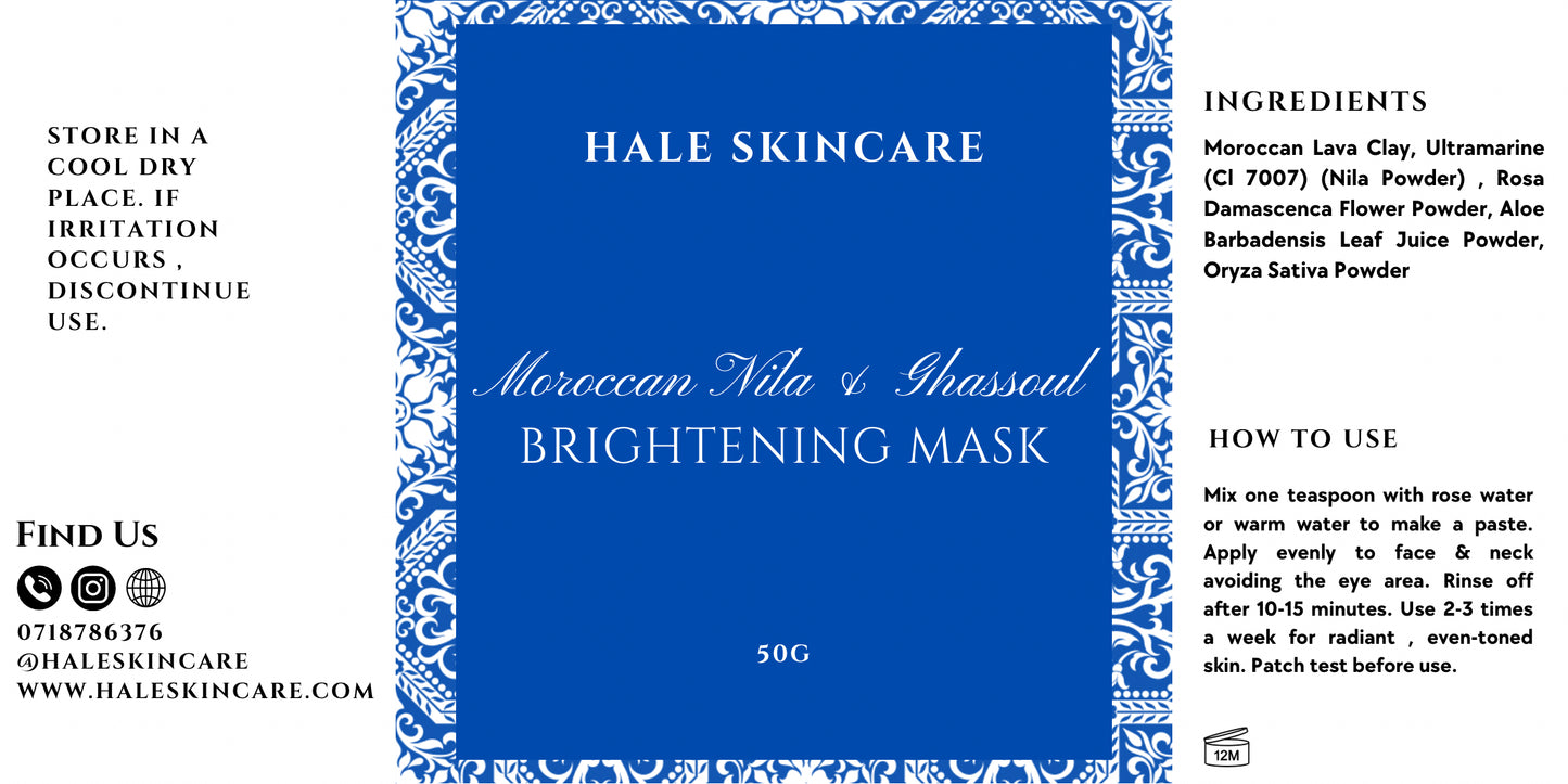 Moroccan Nila & Ghassoul Brightening Mask