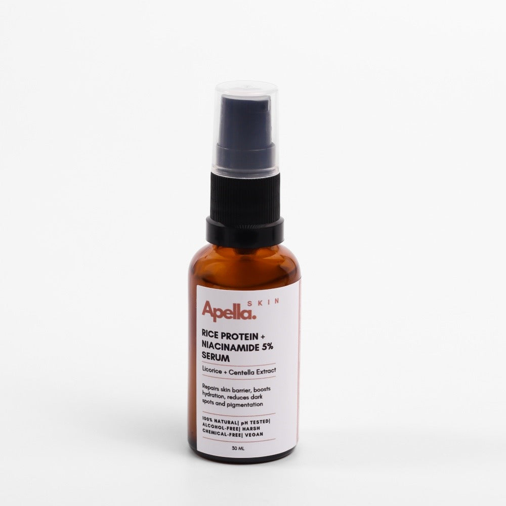 Apella Rice Protein + Niacinamide 5% Serum With Licorice & Centella Extract