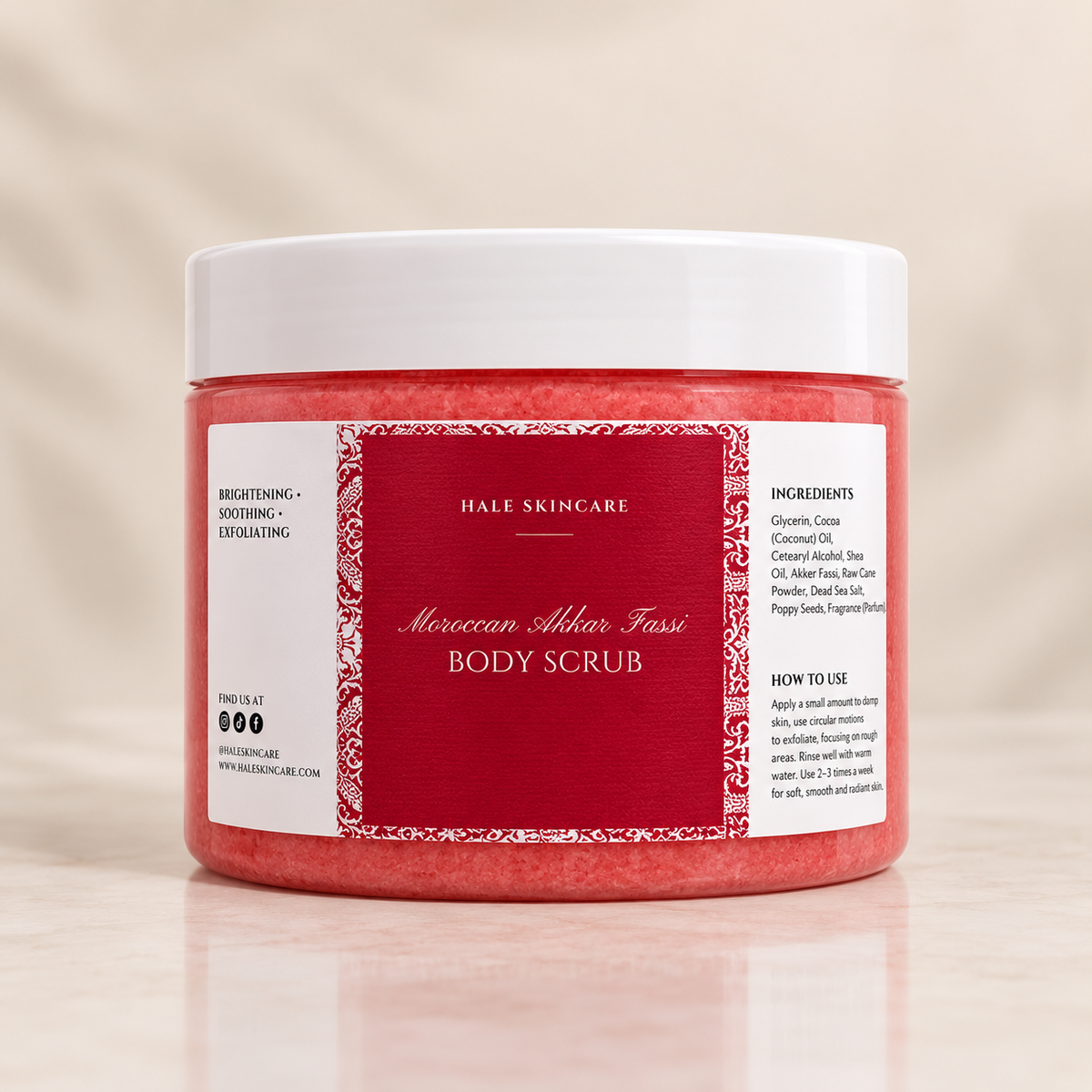 Moroccan Akker Fassi Body Scrub